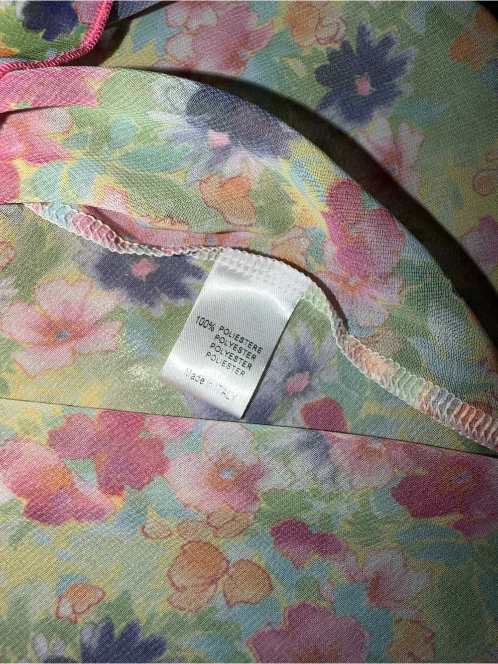 La Perla “Caftano in Georgette” Floral Beach Cover-Up — One Size — NWT